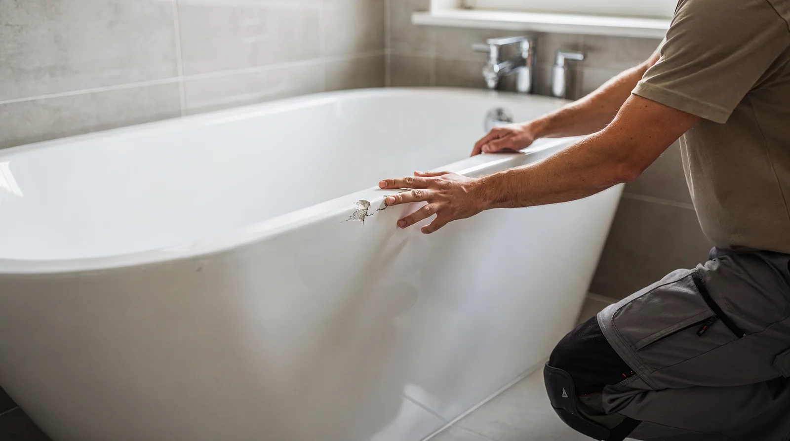 Fiberglass resurfacing applies a durable, non-porous coating to the pool's interior surface